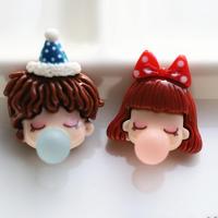 Mobile Phone DIY Decoration, Resin, Cartoon, epoxy gel 