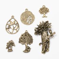 Zinc Alloy Jewelry Pendants, Tree, antique bronze color plated, vintage & DIY Approx 