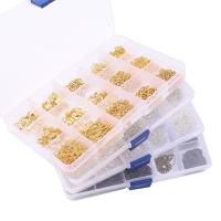 Zinc Alloy Earring Finding Set, Lobster Clasp & earpick, plated, DIY 