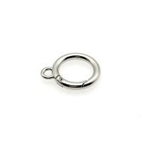 Zinc Alloy Spring Buckle, Round, multifunctional & DIY & Unisex, original color 