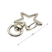 Zinc Alloy Bag Buckle, Star, plated, multifunctional & DIY & Unisex, original color 