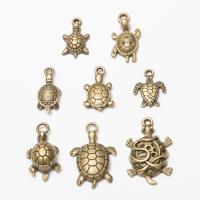 Pendentifs animaux en alliage de zinc, tortue, Plaqué de couleur de bronze antique, Vintage & DIY, plus de couleurs à choisir, Environ Vendu par sac