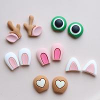 Mobile Phone DIY Decoration, Resin, Cartoon 1.2-2.0cm 