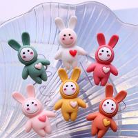 Mobile Phone DIY Decoration, Resin, Rabbit 