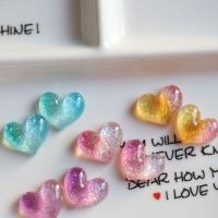 Mobile Phone DIY Decoration, Resin, Heart 