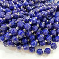 Natural Lapis Lazuli Beads, Natural Stone, Star Cut Faceted & imitation Lapis Lazuli & DIY, blue Approx 38 cm 