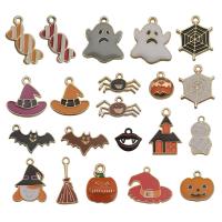 Fashion Halloween Pendant, Zinc Alloy, DIY & enamel & mixed, 10-30mm 