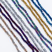 Fashion Crystal Beads, Round, plated, DIY & faceted Approx 14.96 Inch 