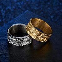 Edelstahl Fingerring, 304 Edelstahl, plattiert, Modeschmuck & poliert & unisex & verschiedene Größen vorhanden, keine, verkauft von PC