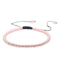 Unmagnetisches Hämatit Armband, Terylen Schnur, mit Non- magnetische Hämatit, rund, plattiert, Einstellbar & Modeschmuck & verschiedene Stile für Wahl, keine, Länge:7-10.5 cm, verkauft von PC