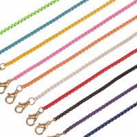 Collar De Perlas De Joyería, Aleación, barniz de secado al horno, Ajustable & para mujer, más colores para la opción, longitud:aproximado 17.7 Inch, Vendido por UD