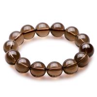 Quartz Bracelets, Ice Obsidian, Unisex, brown Approx 19 cm 