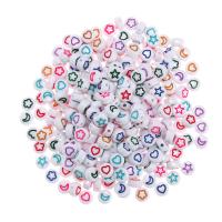 Enamel Acrylic Beads, Round, DIY, mixed colors 