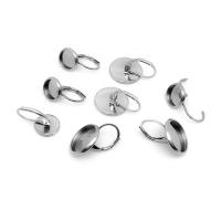 Stainless Steel Lever Back Earring Component, 304 Stainless Steel, machine polished, fashion jewelry & DIY & Unisex, original color, Inner Approx 8mm 