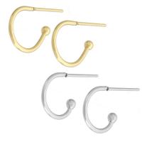 Stainless Steel Earring Stud Component, 304 Stainless Steel, Galvanic plating, fashion jewelry & DIY & Unisex 