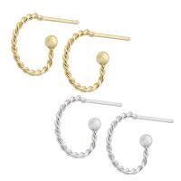 Clou de boucle d'oreille en acier inoxydable, Acier inoxydable 304, Placage galvanique, bijoux de mode & DIY & unisexe, plus de couleurs à choisir Vendu par PC