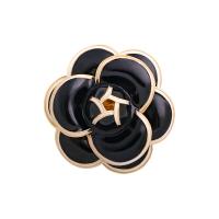 El esmalte Broche, aleación de zinc, con Perlas plásticas, Flor, chapado, diferentes estilos para la opción & para mujer, 45x45mm, 10PCs/Grupo, Vendido por Grupo