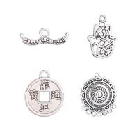 Zinc Alloy Jewelry Pendants, plated, silver color 