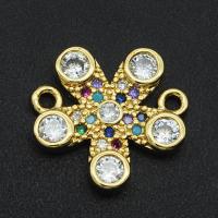 Cubic Zirconia Micro Pave Brass Connector, micro pave cubic zirconia 