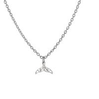 Stainless Steel Jewelry Necklace, with 5cm extender chain, polished, fashion jewelry & for woman, original color cm 