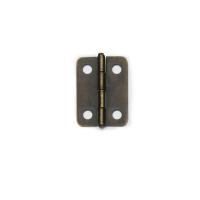 Eisen Schmuckkästchen Hardware Scharniere, keine, 18x24mm, Bohrung:ca. 2.6mm, verkauft von PC