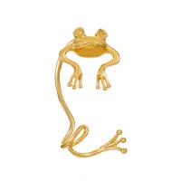 Zinklegierung Ohrring Clip, Frosch, plattiert, Modeschmuck & für Frau, keine, 60mm, verkauft von PC