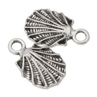 Zinc Alloy Jewelry Pendants, Shell, plated, Unisex Approx 2.5mm 