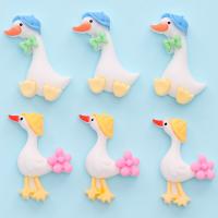 Mobile Phone DIY Decoration, Resin, Duck, handmade 