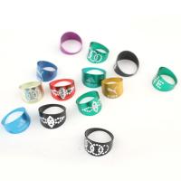 Zinc Alloy Finger Ring, Unisex, multi-colored, 17mm 