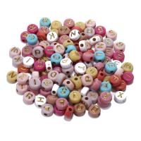 Acrylic Alphabet Beads, stoving varnish, DIY 