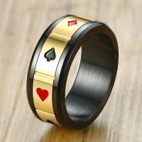 304 Stainless Steel Finger Ring, fashion jewelry & for man 