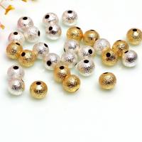 Beaucoup de perles de cuivre, laiton, Rond, Placage, DIY & normes différentes pour le choix & givré, plus de couleurs à choisir Vendu par sac