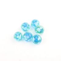 Perles murano faites à la main , chalumeau, Rond, fait à la main, avec le motif de fleurs, plus de couleurs à choisir, 16mm Environ 2mm, Vendu par PC