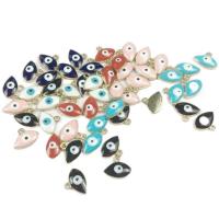 Zink-Legierung Evil Eye Anhänger, Zinklegierung, Epoxidharzklebstoff, keine, 3-20mm, 100PCs/Tasche, verkauft von Tasche