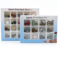 Decoración de semi piedras preciosas, champiñon, pulido, enviado al azar & diferente cantidad para la elección, color mixto, Vendido por Caja