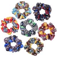 Hair Scrunchies, Cloth, handmade, vintage & Girl & for woman & two tone 