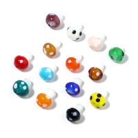 Perles murano faites à la main , chalumeau, champignon, travail au pinceau, DIY & normes différentes pour le choix, plus de couleurs à choisir Vendu par sac