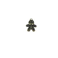 Zinc Alloy Jewelry Pendants, Snowman, plated, DIY 