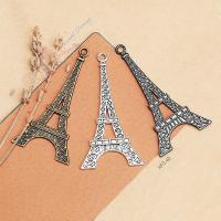 Zinc Alloy Jewelry Pendants, Tower, plated 