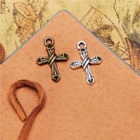 Zinc Alloy Cross Pendants, plated 