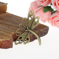 Pendentifs animaux en alliage de zinc, papillon, Placage, couleur bronze antique Vendu par PC