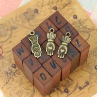 Zinc Alloy Jewelry Pendants, plated, antique bronze color 