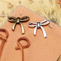 Zinc Alloy Jewelry Pendants, Bowknot, plated 25mm 