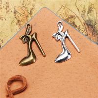 Zinc Alloy Jewelry Pendants, Shoes, plated, DIY 