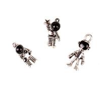 Zinc Alloy Jewelry Pendants, Astronaut, plated, DIY 