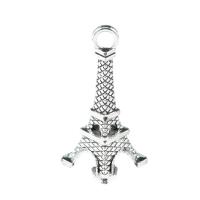 Zinc Alloy Jewelry Pendants, Eiffel Tower, plated, DIY 