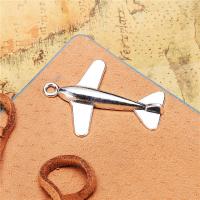 Zinc Alloy Jewelry Pendants, Airplane, plated, DIY 