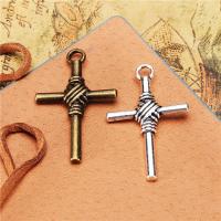 Zinc Alloy Cross Pendants, plated, DIY 