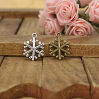 Zinc Alloy Jewelry Pendants, Snowflake, plated, DIY 