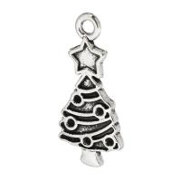 Zinc Alloy Jewelry Pendants, Christmas Tree, plated, Unisex Approx 2mm 